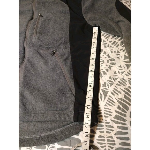 Hawke & Co. Gray Black Fleece Jacket Zip-Up Size XL Casual Warm - Picture 4 of 8